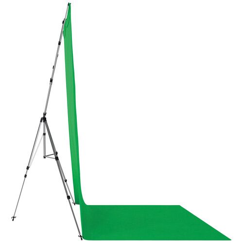  Westcott X-Drop Pro Wrinkle-Resistant?Sweep Backdrop Kit (Chroma-Key Green, 8 x 13')