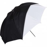 Westcott White Satin Umbrella with Removable Black Cover (45