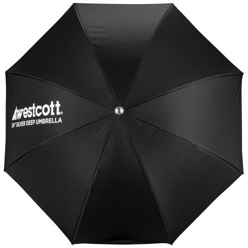  Westcott Deep Silver Bounce Umbrella (24