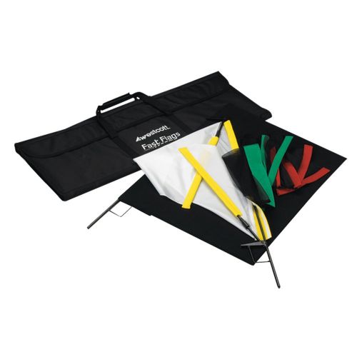  Westcott 1957 Fast Flags 24 x 36 Inches Fast Flag Kit (Black)