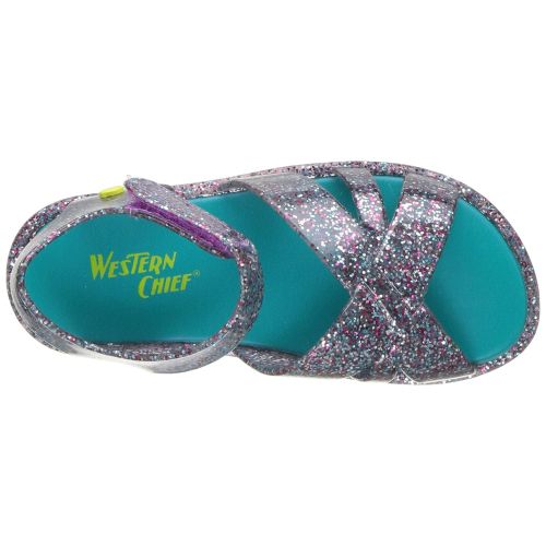  Western+Chief Western Chief Kids Comfort Glitter Summer Outdoor Sandal