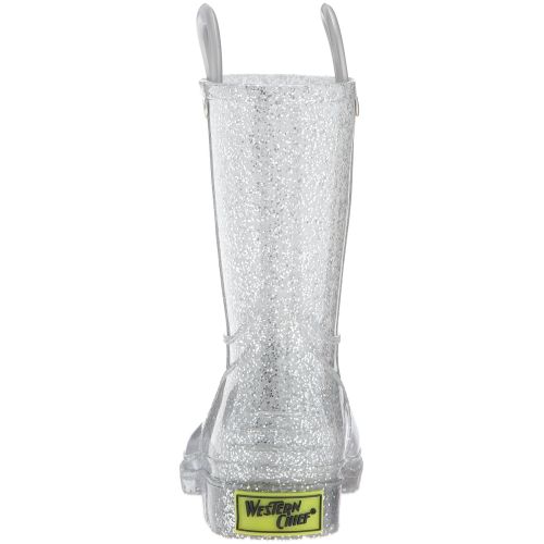  Western Chief Girls Glitter Waterproof Rain Boot