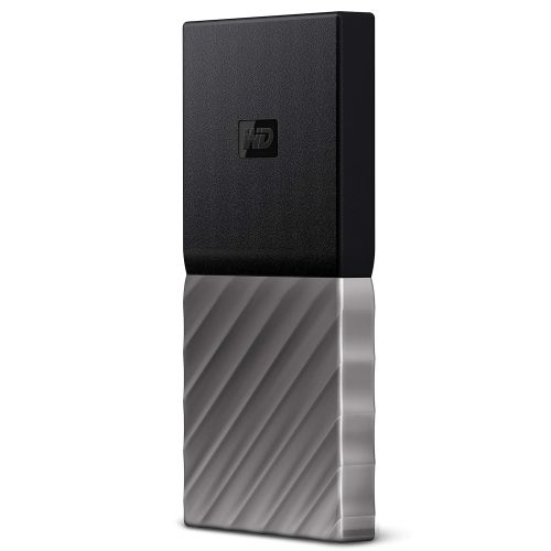  [아마존 핫딜]  [아마존핫딜]Western Digital WD My Passport SSD 2 TB, tragbare SSD Festplatte, USB C / 3.1 Gen 2 Ready; Kennwortschutz und Software fuer automatische Datensicherung, schwarz/silber metallic