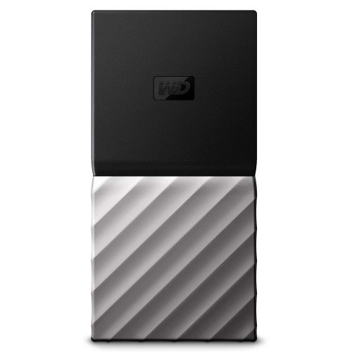  [아마존 핫딜]  [아마존핫딜]Western Digital WD My Passport SSD 2 TB, tragbare SSD Festplatte, USB C / 3.1 Gen 2 Ready; Kennwortschutz und Software fuer automatische Datensicherung, schwarz/silber metallic