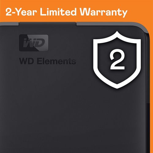  Western Digital WD 4TB Elements Portable External Hard Drive - USB 3.0 - WDBU6Y0040BBK-WESN