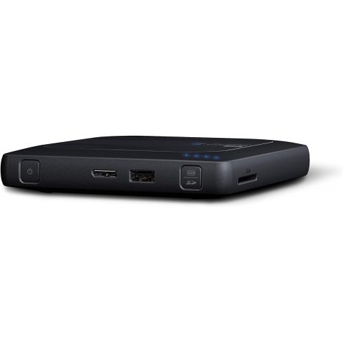  [무료배송] WD 4TB My Passport Wireless Pro 휴대용 외장 하드 드라이브 Wi-Fi USB 3.0 WDBSMT0040BBK-NESN