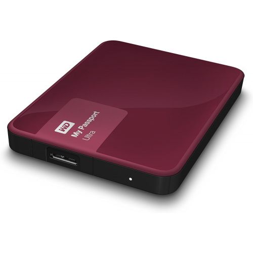  Western Digital WD 1TB Berry My Passport Ultra Portable External Hard Drive - USB 3.0 - WDBGPU0010BBY-NESN