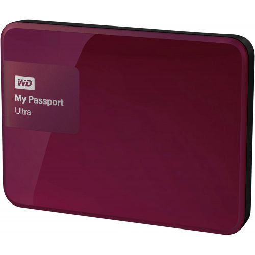  Western Digital WD 1TB Berry My Passport Ultra Portable External Hard Drive - USB 3.0 - WDBGPU0010BBY-NESN