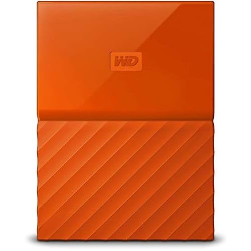  Western Digital WD 4TB Orange My Passport Portable External Hard Drive - USB 3.0 - WDBYFT0040BOR-WESN