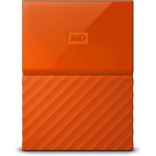  Western Digital WD 4TB Orange My Passport Portable External Hard Drive - USB 3.0 - WDBYFT0040BOR-WESN