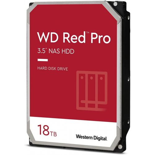  Western Digital - WD Red Pro 18TB 3.5 NAS Hard Disk Drive - 7200 RPM, SATA 6 Gb/s, CMR, 256 MB Cache, 3.5 Internal HDD, Crypto Chia Mining - WD181KFGX - BROAGE HDMI Cable