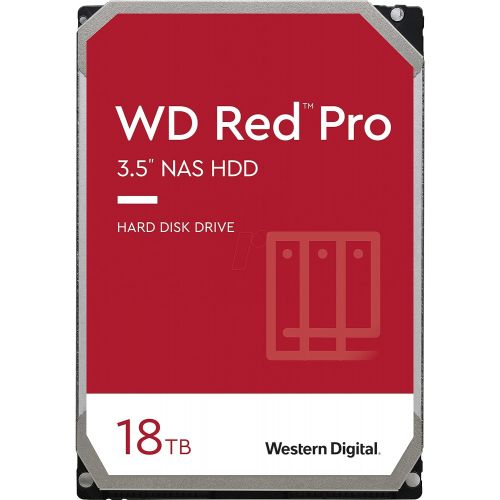  Western Digital - WD Red Pro 18TB 3.5 NAS Hard Disk Drive - 7200 RPM, SATA 6 Gb/s, CMR, 256 MB Cache, 3.5 Internal HDD, Crypto Chia Mining - WD181KFGX - BROAGE HDMI Cable