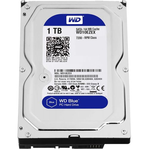  Western Digital Wd Blue Wd10ezex 1 Tb 3.5 Internal Hard Drive - Sata - 7200 Rpm - 64