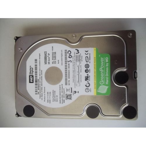  Western Digital Caviar Green 500 GB Bulk/OEM Hard Drive 3.5 Inch, 16 MB Cache, 5400 RPM SATA II WD5000AACS