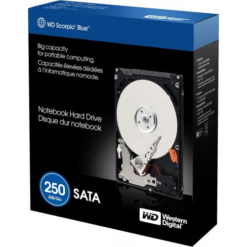  Western Digital 250 GB Scorpio Blue SATA 5400 RPM 8 MB Cache Bulk/OEM Notebook Hard Drive WD2500BEVS