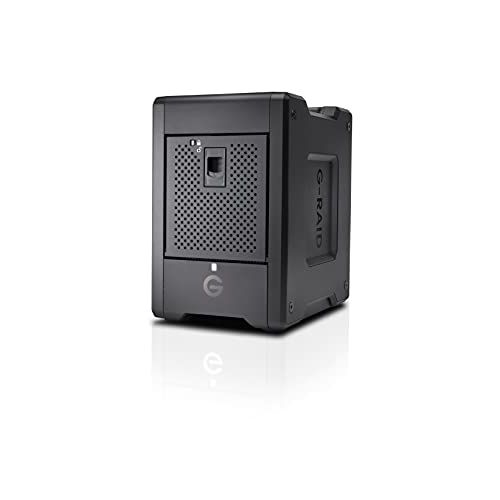  Western Digital SanDisk Professional 24TB G-RAID Shuttle 4 - Enterprise-Class 4-Bay External Hard Drive, Thunderbolt 3 and USB-C, Transportable, Hardware RAID - SDPH34H-024T-NBAAB