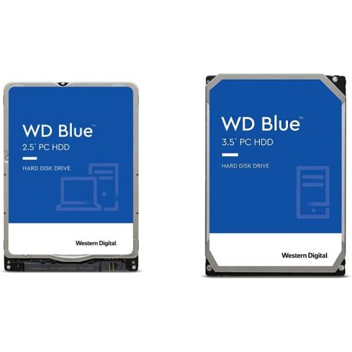  Western Digital 1TB WD Blue Mobile Hard Drive & Digital 1TB WD Blue PC Hard Drive - 7200 RPM Class, SATA 6 Gb/s, 64 MB Cache, 3.5 - WD10EZEX