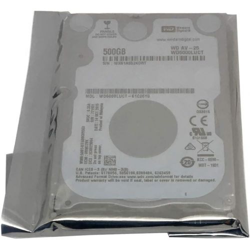  Western Digital WD5000LUCT AV 500GB 5400RPM 16MB Cache (7mm) SATA 3.0Gb/s Internal 2.5inch Notebook Hard Drive