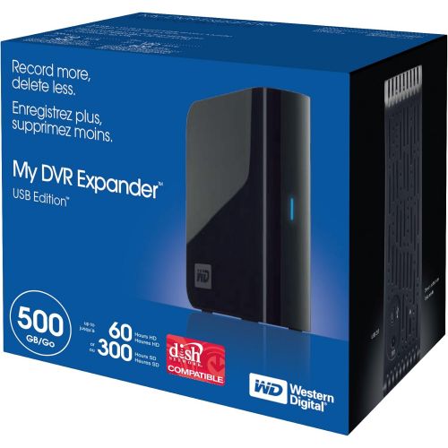  Western Digital WD My DVR Expander 500 GB USB 2.0 Desktop External Hard Drive