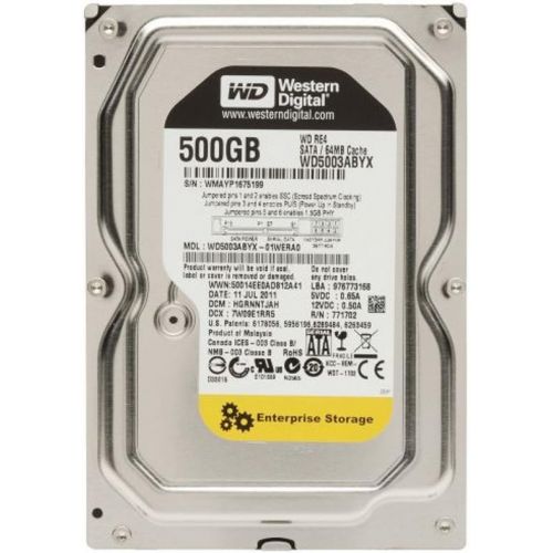  Western Digital 500GB RE4 Enterprise Desktop 3.5in SATA 7200rpm Hard Drive - OEM