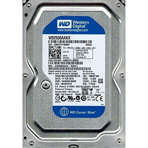  Hard Drive WesternDigital WD2500AAKX-753CA1