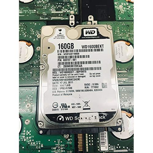  New 160GB 2.5 7200RPM SATA Hard Drive Western Digital WD1600BEKT