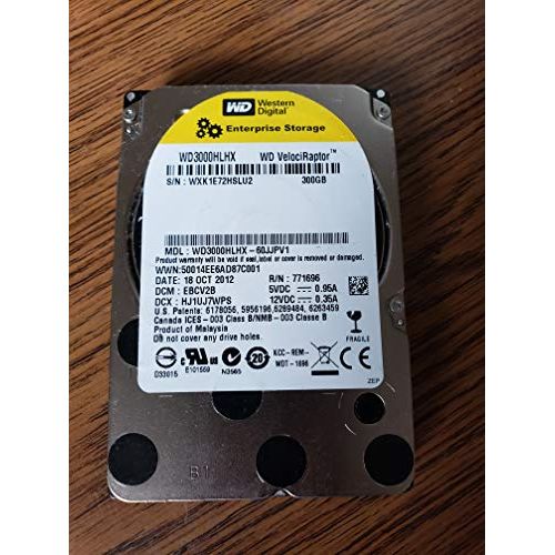  Western Digital HDD WD3000HLHX 300gb Sata 6gb/S Enterprise 10000rpm 32mb Cache Bare Ultra Cool