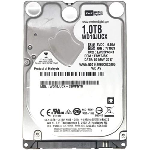  Western Digital 1TB 5400RPM 16MB Cache SATA 6.0Gb/s 2.5inch Hard Drive (for PS4 Game Console HDD Upgrade/Repair)