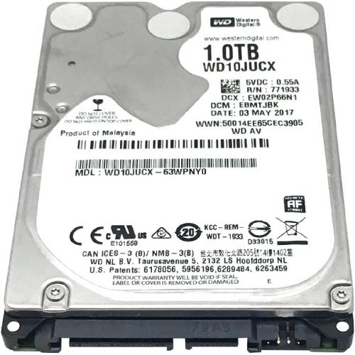  Western Digital 1TB 5400RPM 16MB Cache SATA 6.0Gb/s 2.5inch Hard Drive (for PS4 Game Console HDD Upgrade/Repair)