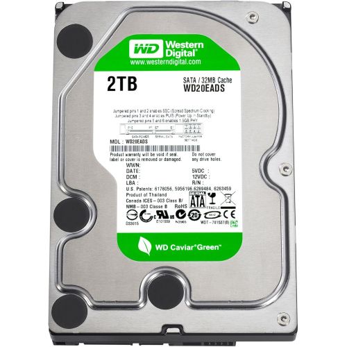  Western Digital Caviar Green 2 TB SATA II 32 MB Cache Bulk/OEM Internal Desktop Hard Drive - WD20EADS