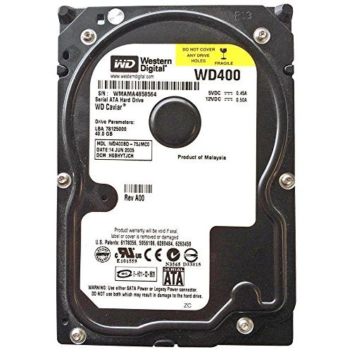  Western Digital WD400BD 40GB Hard Drive