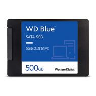 Western Digital 500GB WD Blue 3D NAND Internal PC SSD - SATA III 6 Gb/s, 2.5/7mm, Up to 560 MB/s - WDS500G2B0A
