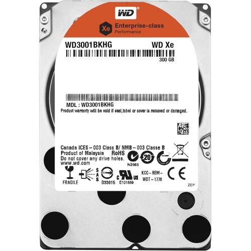  Western Digital WD XE 300 GB Enterprise Hard Drive: 2.5 Inch, 10000 RPM, SAS, 32 MB Cache - WD3001BKHG