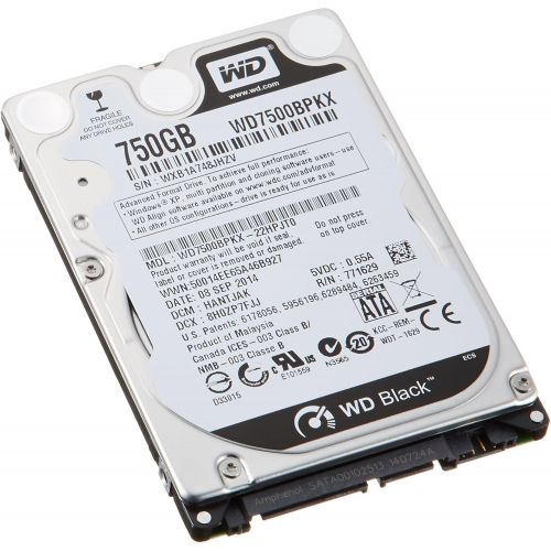  Western Digital WD Black WD7500BPKX 750 GB 2.5 Internal Hard Drive