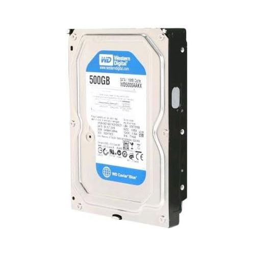  Western Digital 500GB SATA 3.5 Hard Drive - WD5000AAKX-60U6AA0