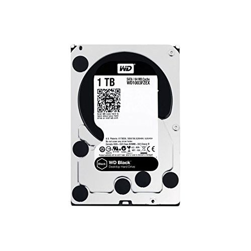  Western Digital WD 1TB Black Performance Internal Hard Drive 7200 RPM SATA III 3.5 HDD