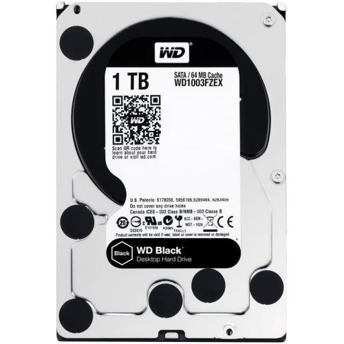  Western Digital WD 1TB Black Performance Internal Hard Drive 7200 RPM SATA III 3.5 HDD