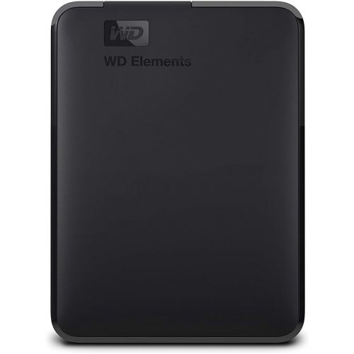 Western Digital WD 2TB My Passport Portable External Hard Drive, Black - WDBYVG0020BBK-WESN & 2TB WD Elements Portable External Hard Drive, USB 3.0 - WDBU6Y0020BBK-WESN