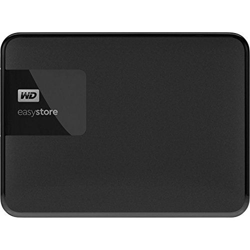  Western Digital WD Easystore 4TB External USB 3.0 Portable Hard Drive - Black WDBKUZ0040BBK-WESN