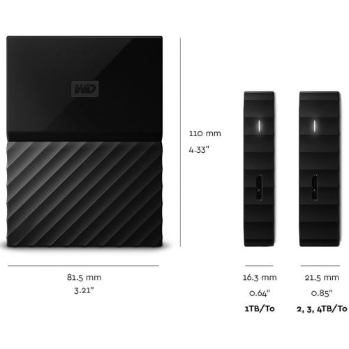  Western Digital WD 2TB White USB 3.0 My Passport Portable External Hard Drive (WDBYFT0020BWT-WESN)