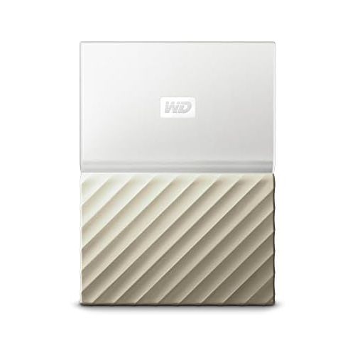  Western Digital WD 4TB White-Gold My Passport Ultra Portable External Hard Drive - USB 3.0 - WDBFKT0040BGD-WESN (Old Generation)