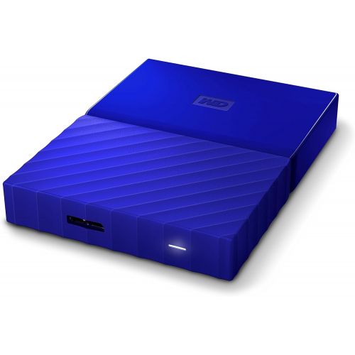  Western Digital WD 2TB Blue My Passport? Portable External Hard Drive - USB 3.0 - WDBYFT0020BBL-WESN