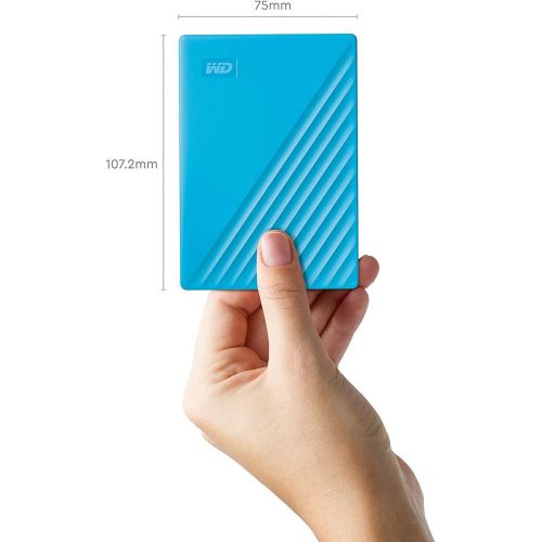  Western Digital WD HDD Portable Hard Disk Blue My Passport 2019 Model, WDBPKJ0050BBL-WESN