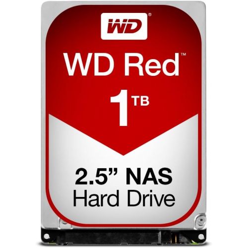  Western Digital 1TB WD Red Plus NAS Internal Hard Drive - 5400 RPM Class, SATA 6 Gb/s, CMR, 16 MB Cache, 2.5 - WD10JFCX