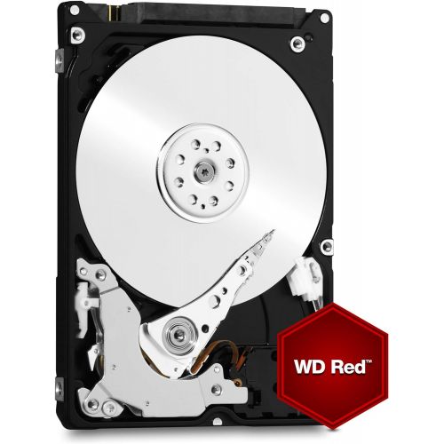  Western Digital 1TB WD Red Plus NAS Internal Hard Drive - 5400 RPM Class, SATA 6 Gb/s, CMR, 16 MB Cache, 2.5 - WD10JFCX