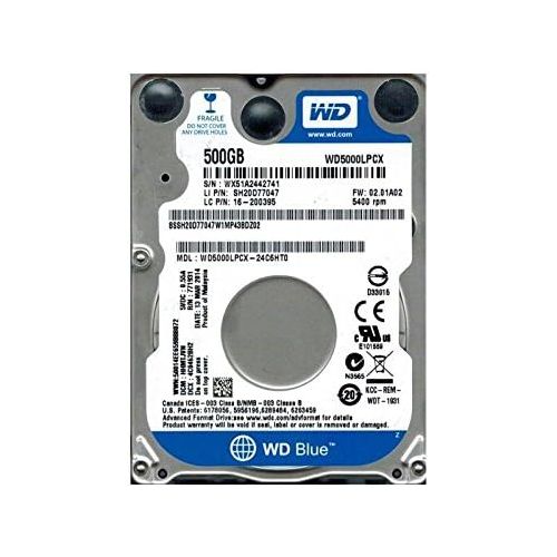  Western Digital 500GB 2.5 Playstation 3/Playstation 4 Hard Drive (PS3 Fat, PS3 Slim, PS3 Super Slim, PS4)