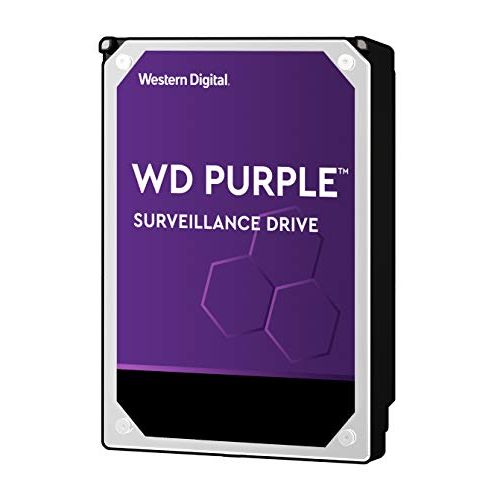  Western Digital 10TB WD Purple Surveillance Internal Hard Drive - SATA 6 Gb/s, , 256 MB Cache, 3.5 - WD101PURZ (Old Version)