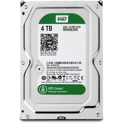  WD40EZRX Western Digital 4TB Internal Hard Drive IntelliPower 64MB Cache SATA 6.0Gb