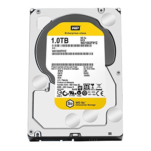  Western Digital WD SE 1TB Datacenter Hard Disk Drive - 7200 RPM SATA 6 Gb/s 128MB Cache 3.5 Inch - WD1002F9YZ