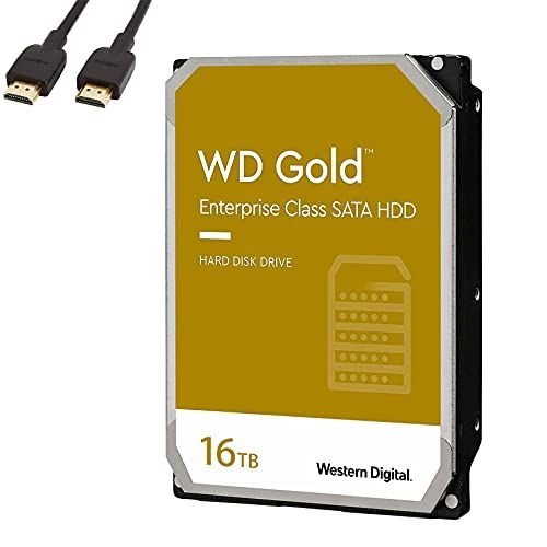  Western Digital - WD Gold 16TB Enterprise Class Hard Disk Drive ? 7200 RPM Class SATA 6Gb/s 512MB Cache 3.5 Inch HDD - WD161KRYZ